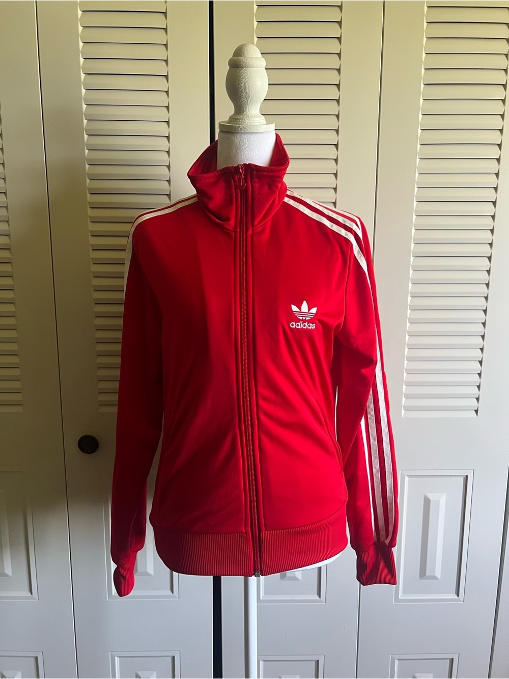 Adidas Red Track Suit Jacket - Size Medium - NWT
